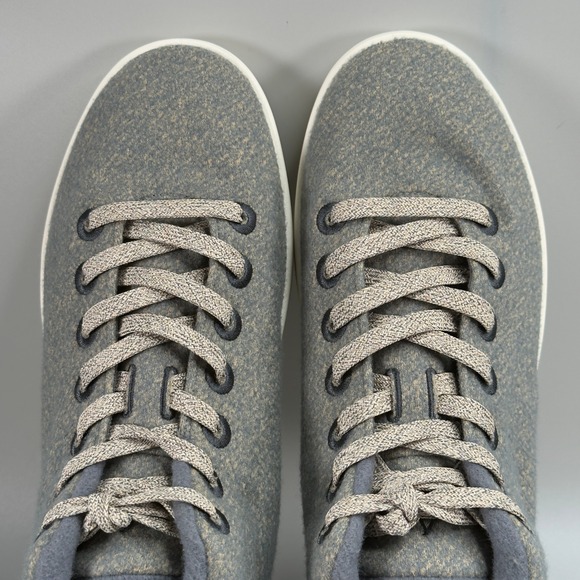 Allbirds Wool Piper Mids Womens 10‎ Sneakers Gray Blue White Lace Up Shoe - Picture 7 of 16